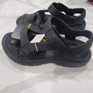 Teva Womens Hurricane Drift Sandals Black Size 9 Lightweight EVA Adjustable Stra